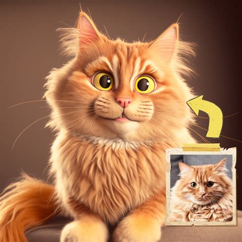 Personalized 3D Cat Portrait Custom Cat Portrait 3D - Etsy