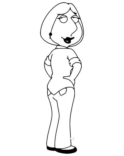 family guy coloring pages lois griffin Coloring4free - Coloring4Free.com