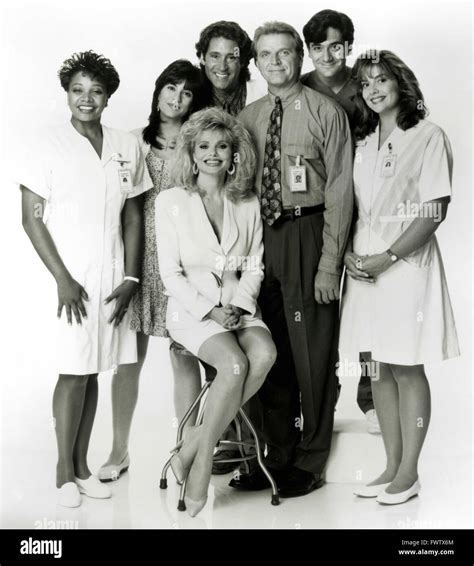 The cast of the TV series Nurses, USA 1993 Stock Photo - Alamy