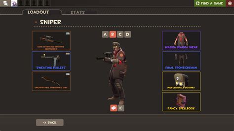 My "winter" Sniper loadout. : tf2