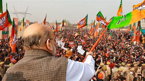 BJP Starts Deliberations Over Virtual Rallies in Case EC Bans Large Gatherings in UP Amid ...