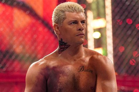 Cody Rhodes was going to reveal torn pec bruising for cameras backstage ...