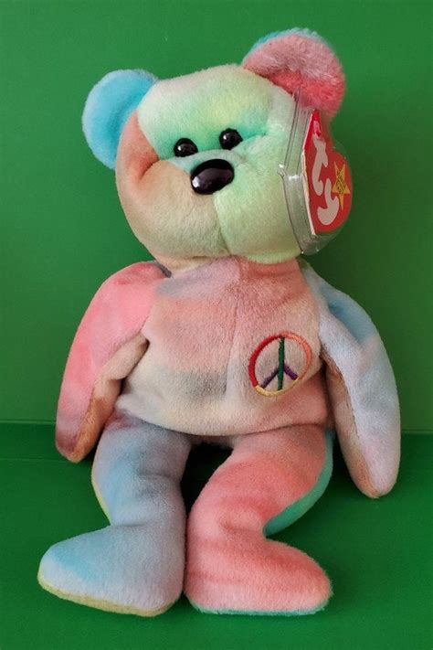 Rare Peace Bear Beanie Baby, 1996, Original Owner. - Etsy