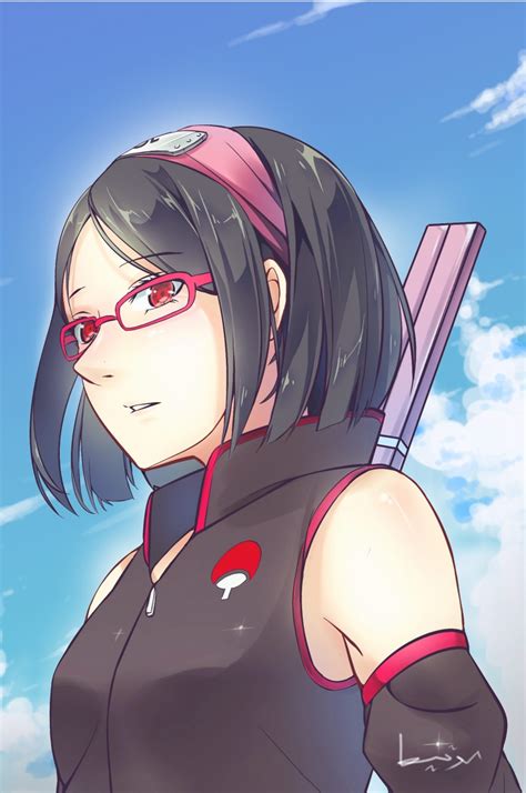 Sarada Uchiha [FANART] by moeqit on DeviantArt