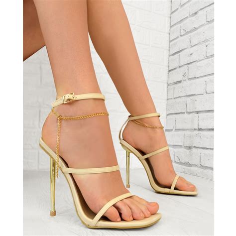 Gold Heels For Women - MAXIPX