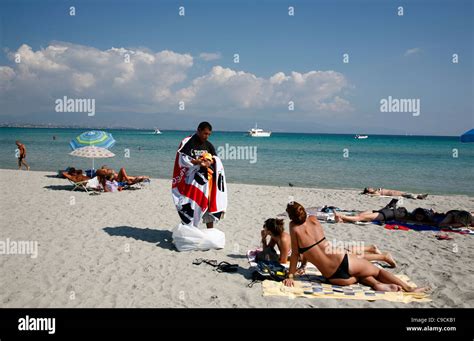 Poetto Beach, Cagliari, Sardinia, Italy Stock Photo - Alamy