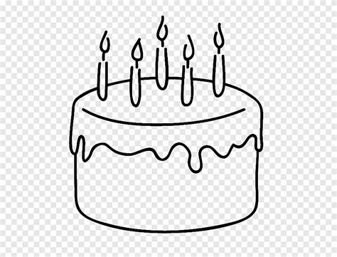 Bolo com ilustração de velas, bolo de aniversário Desenho Bolo de ...