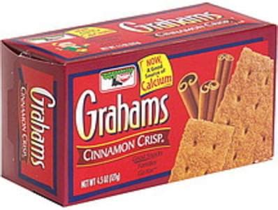 Keebler Cinnamon Crisp Grahams - 4.5 oz, Nutrition Information | Innit