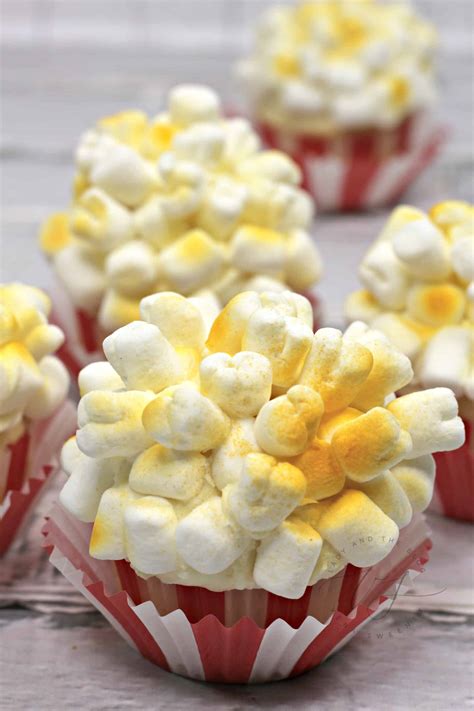 Popcorn Cupcakes Recipe - Circus Cakes