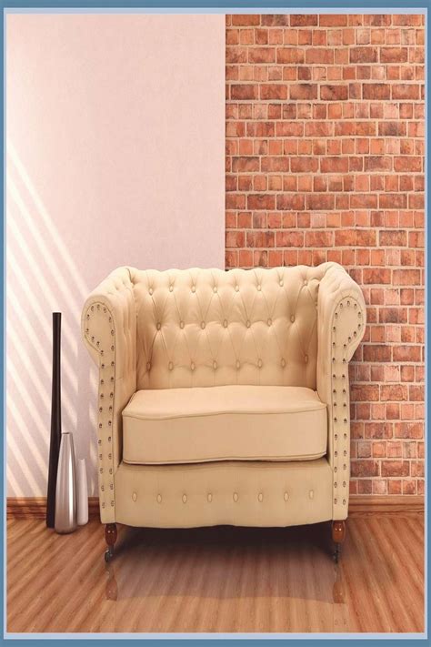 Cream Chesterfield Leather Sofa - sofa living room ideas