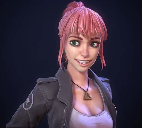 ArtStation - Annie Mei, Carl-Christian Gehl 3d Model Character ...