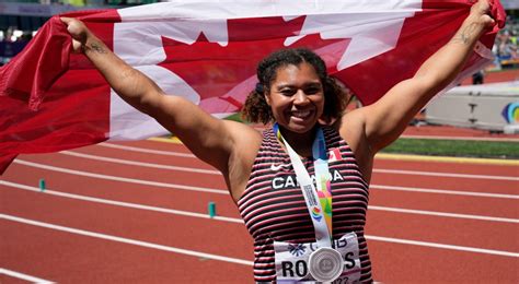 Canada's Rogers wins historic silver in women's hammer throw at world ...