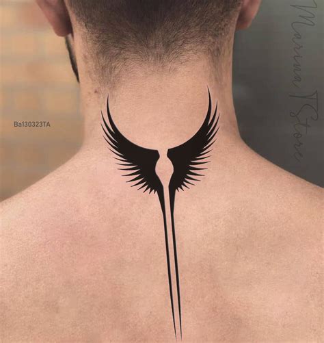 Dark Angel Wings Tattoo