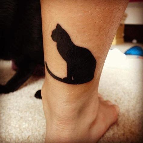 Beautiful Cat Silhouette Tattoos for Cat Lovers