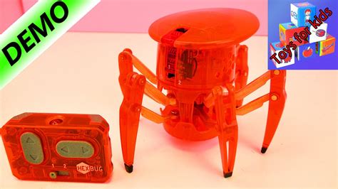 HEXBUG SPIDER - GIANT ROBOT SPIDER - Remote Control Toys - Unboxing & Demo - YouTube