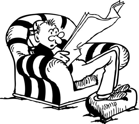 Imagem vetorial gratis: Homem Velho, Guy, Leitura, Jornal - Imagem gratis no Pixabay - 40091
