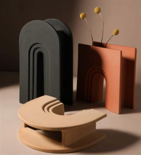 Nordic Art Geometric Vase Handmade Vases For Home Design | Etsy Handmade Ceramics Vase, Handmade ...