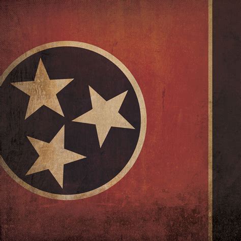 Tennessee Flag Art - City Prints