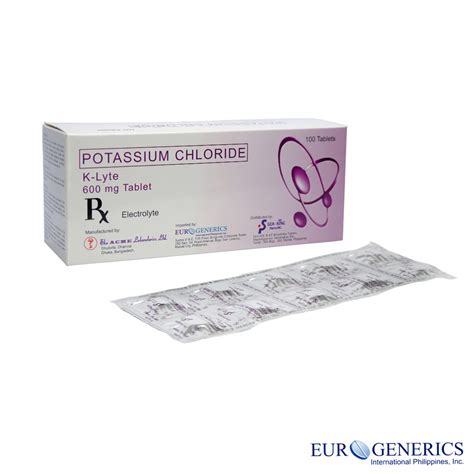 K-Lyte 600mg – Eurogenerics