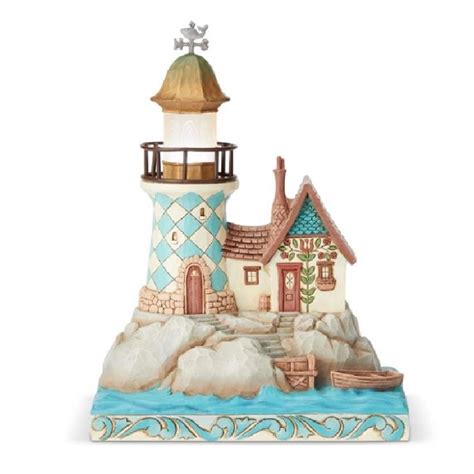 Jim Shore To Guide Simply Shine Coastal Lighted Lighthouse Figurine 6004029 New - Walmart.com ...