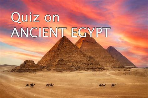 Ancient Egypt Quiz | BOOKENDS