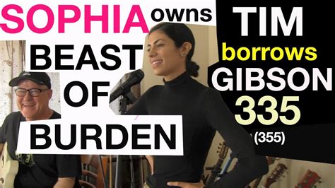 Beast of Burden I The Rolling Stones I Tim Pierce | Sophia Pfister | Guitar Lesson | Gibson 335 ...