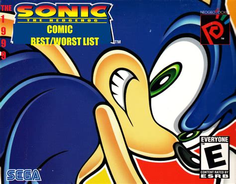 Hedgehogs Can't Swim: THE 1999 SONIC THE HEDGEHOG COMIC BEST/WORST LIST!