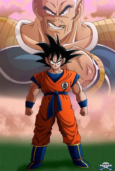 [DBZ]Goku VS Nappa by Niiii-Link on DeviantArt in 2021 | Dragon ball super manga, Goku vs ...