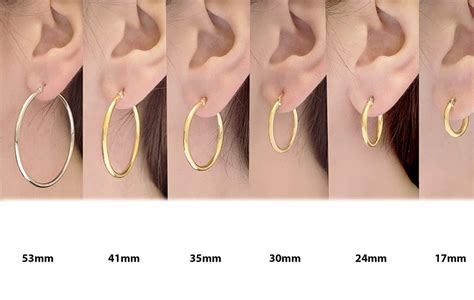 Hoop Earring Size Chart | Portal.posgradount.edu.pe