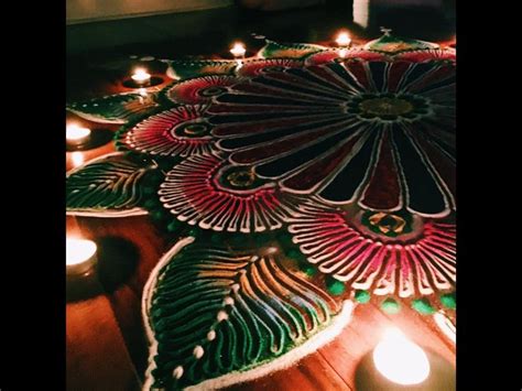 Rangoli on Diwali. | Painting, Art, Diwali