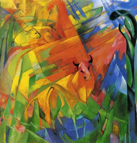 Franz Marc paintings artwork : Handmade oil paintings reproductions, Museum quality oil painting ...