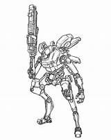 Titanfall Coloring Pages sketch template
