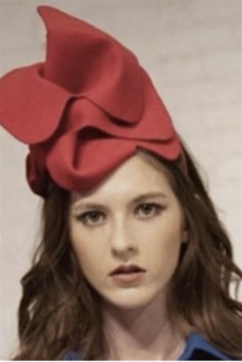 FS901 Red Wool Freeform Fascinator — Harlem's Heaven Hats | Red wool, Fascinator, Hat shop