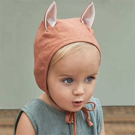 Fox Baby Bonnet in 2022 | Modern baby clothes, Elegant baby, Baby ...