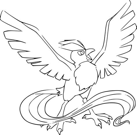 Pokemon Articuno Coloring Pages at GetColorings.com | Free printable colorings pages to print ...