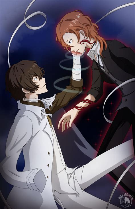 Soukoku Fanart by fuzziehoodie on DeviantArt в 2021 г | Милые рисунки ...