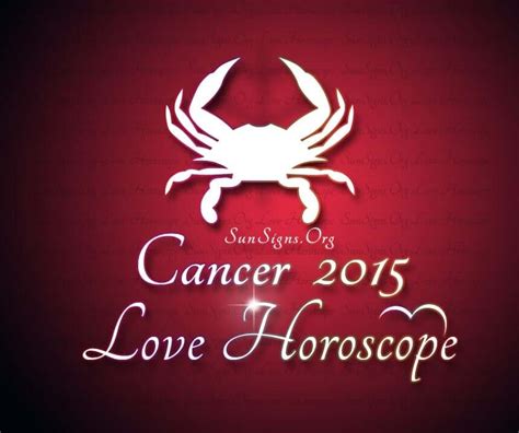 Cancer Love Horoscope 2015 | Sun Signs