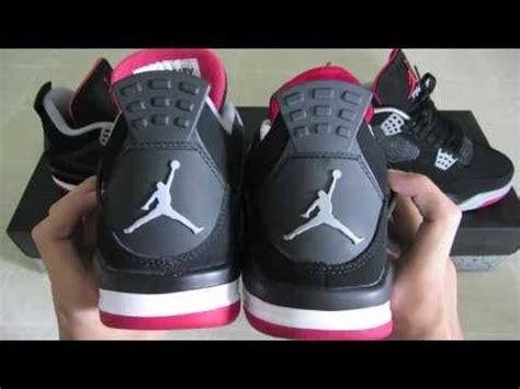 Air Jordan 4 "Bred" Real vs Fake comparison | Air jordan 4 bred, Jordan shoes, Air jordans