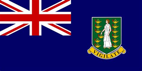 Flag Of The British Virgin Islands - A Symbol Of Martyred Vi