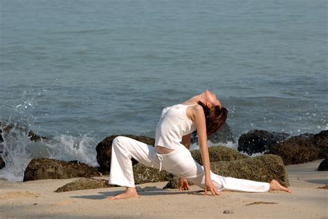 Yoga on the Beach - Mystery Wallpaper