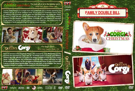 A Very Corgi Christmas / The Queen’s Corgi Double Feature R1 Custom DVD Cover - DVDcover.Com