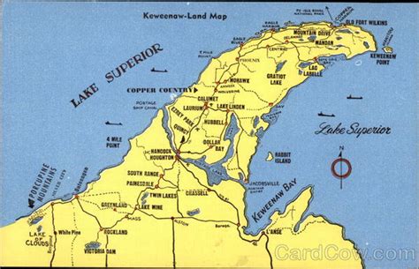 Keweenaw-Land Map Maps