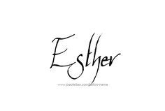 Esther Name Tattoo Designs | Name tattoo, Name tattoo designs, Name tattoos