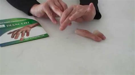 Index, middle and ring prosthetic fingers, No. 11 - YouTube