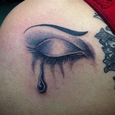 #cry #tattoo #eye | Eye tattoo, Girly tattoos, Tattoos