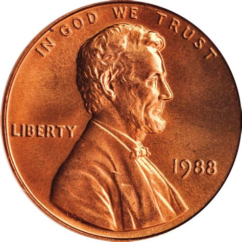 Value of 1988 Lincoln Cents | We Appraise Modern Coins