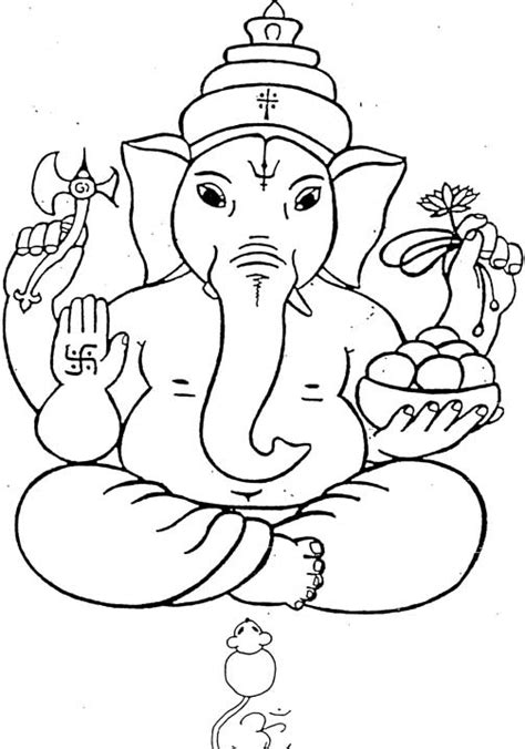 Shri Ganesh Sketch - Cliparts.co