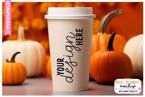 Takeaway Coffee Autumn Photoshop Mockup Graphic by Clipcraft · Creative ...