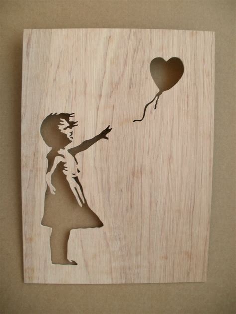 Banksy Balloon Girl Stencil