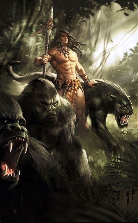 Tarzán por Daryl Mandryk | Tarzan, Concept art, Character art